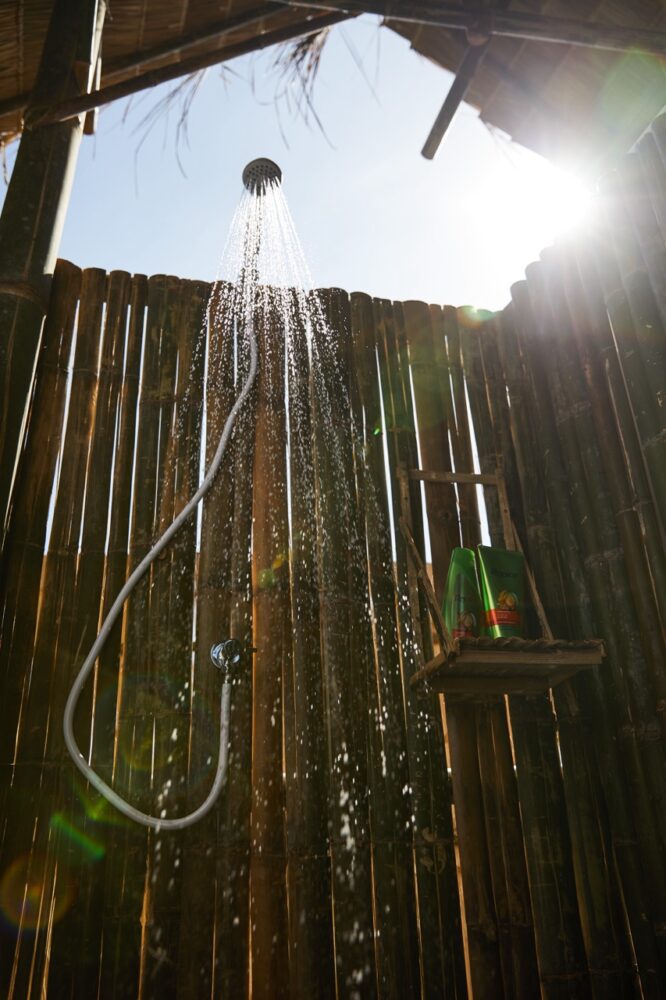 Eco-friendly bathrooms at Camp Kerala Wonderfruit