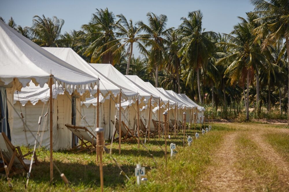 Camp Kerala Tents at Wonderfruit